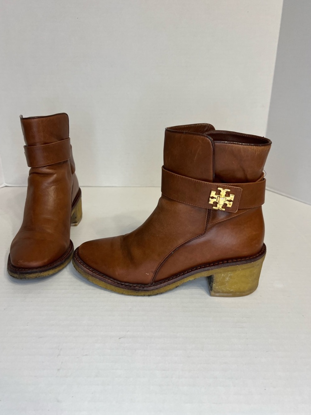 Tory Burch Kira Bootie In Sierra Almond Size‎ 6.5 READ the description